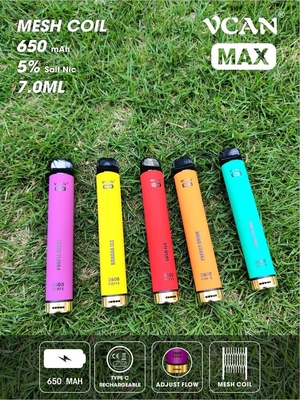 55g 2600 soffia penna ricaricabile del vape delle sigarette 850mah del vapore di Vcan Max Disposable Pod Vape Smoking